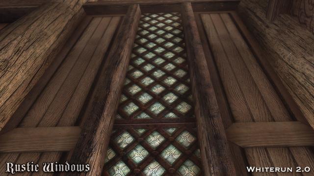 Переработка окон / RUSTIC WINDOWS - Special Edition для Skyrim SE-AE