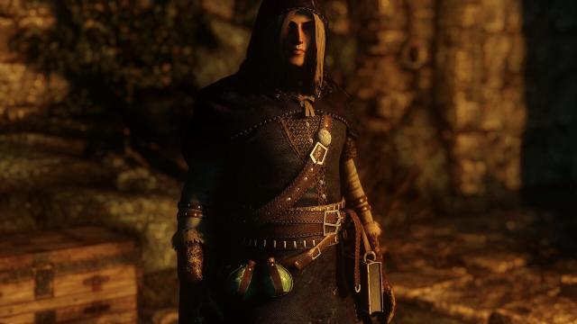 Traveling Mage HDT-SMP Armor for Skyrim SE-AE