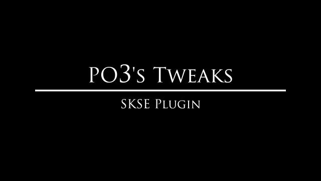 powerofthree's Tweaks