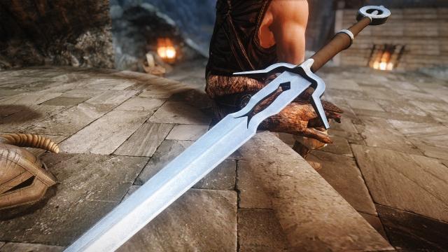 Зираэль / Zireael. Ciri's High Quality Sword. для Skyrim SE-AE