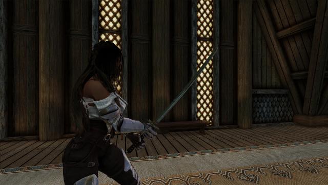 NekoTamashi katana для Skyrim SE-AE