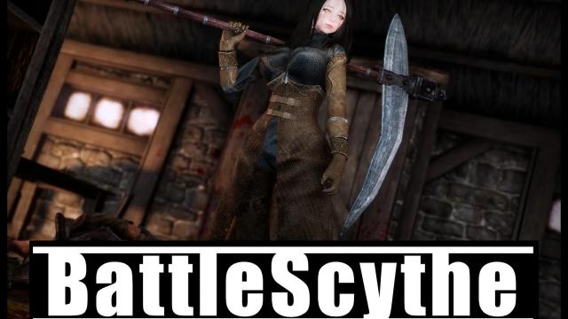 Battle Scythe для Skyrim SE-AE