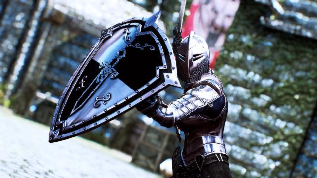 DX Dark Knight Shield for Skyrim SE-AE