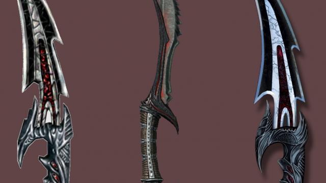 Daedric Dagger from Morrowind для Skyrim SE-AE