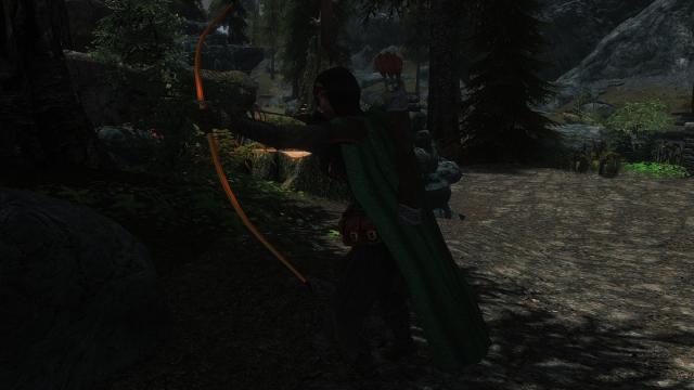 Бретонский длинный лук / Breton Longbow для Skyrim SE-AE