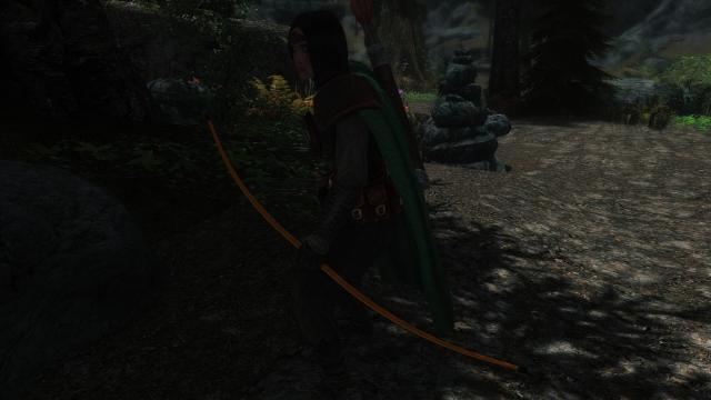 Бретонский длинный лук / Breton Longbow для Skyrim SE-AE