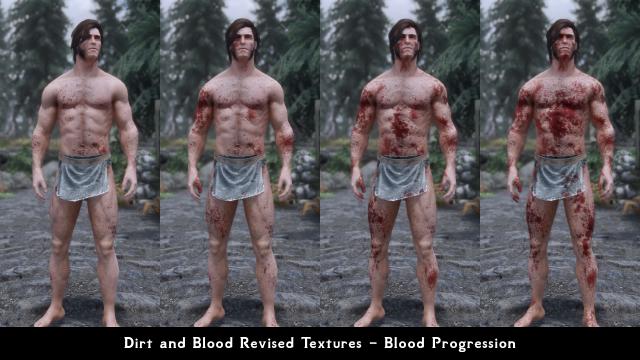 HD     Dirt and Blood HD Retexture for Skyrim SE-AE