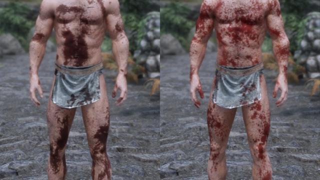 HD     Dirt and Blood HD Retexture for Skyrim SE-AE