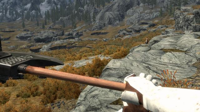 Draconic Brigand Axe for Skyrim SE-AE