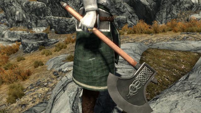 Draconic Brigand Axe for Skyrim SE-AE