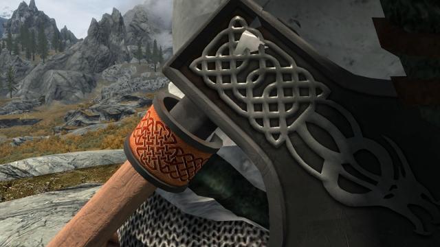 Draconic Brigand Axe for Skyrim SE-AE