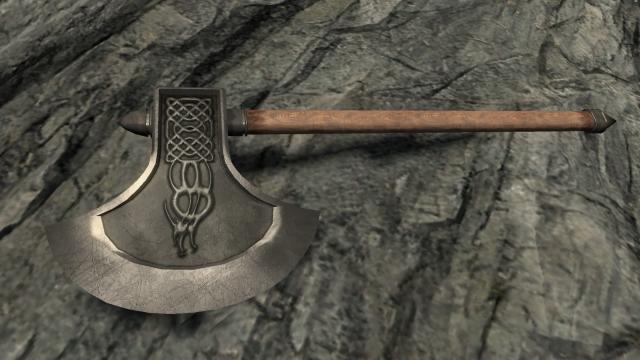 Draconic Brigand Axe for Skyrim SE-AE