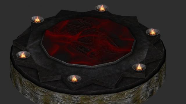 Wolfskull Altar Redone for Skyrim SE-AE