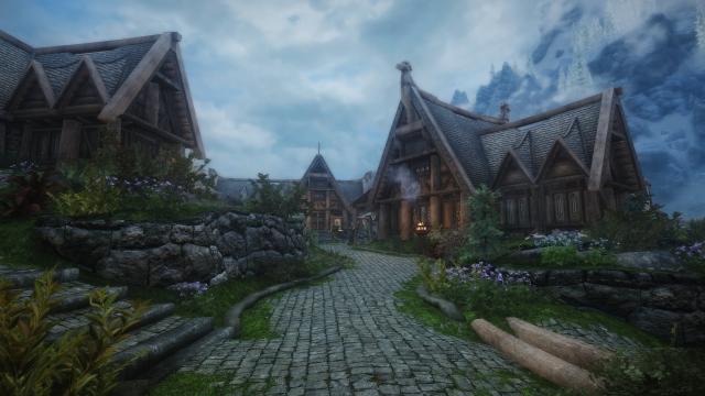 Green Grass in Whiterun for Skyrim SE-AE