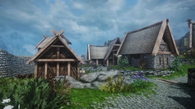 Green Grass in Whiterun for Skyrim SE-AE