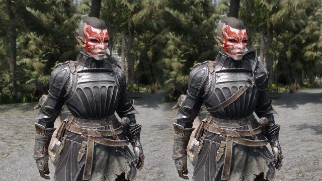 Fluted Armor SE for Skyrim SE-AE