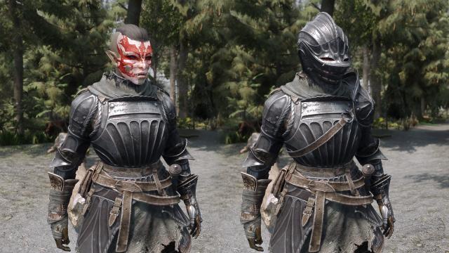 Fluted Armor SE for Skyrim SE-AE