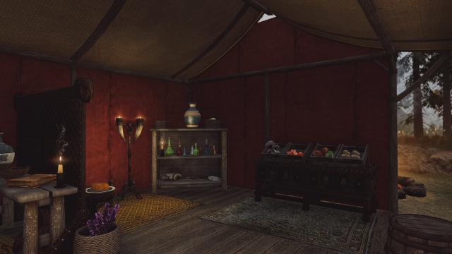 Khajiit Has Tents для Skyrim SE-AE