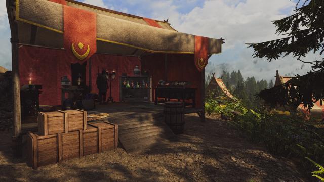 Khajiit Has Tents для Skyrim SE-AE