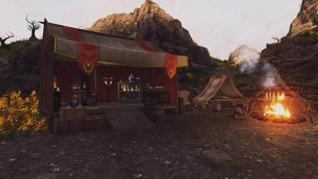 Khajiit Has Tents для Skyrim SE-AE