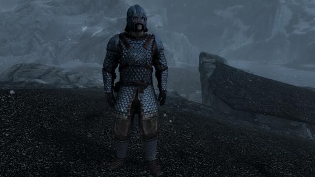 Чешуйчатый нордский сет / Scale Nord Armor для Skyrim SE-AE