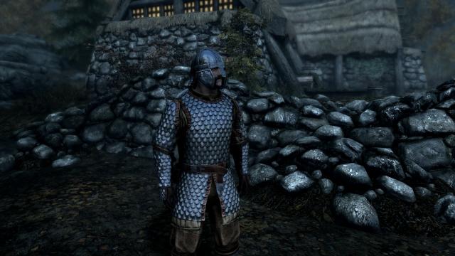 Чешуйчатый нордский сет / Scale Nord Armor для Skyrim SE-AE