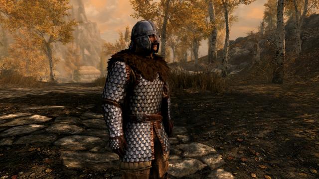 Чешуйчатый нордский сет / Scale Nord Armor для Skyrim SE-AE