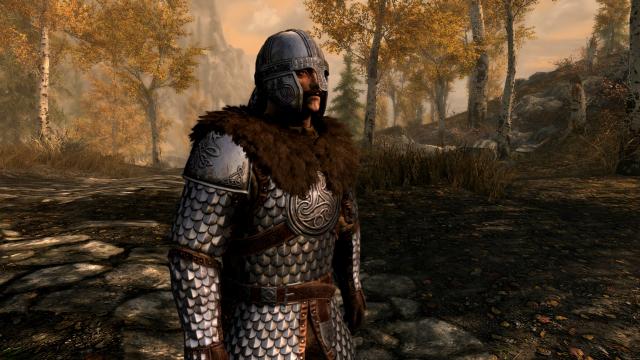 Чешуйчатый нордский сет / Scale Nord Armor для Skyrim SE-AE