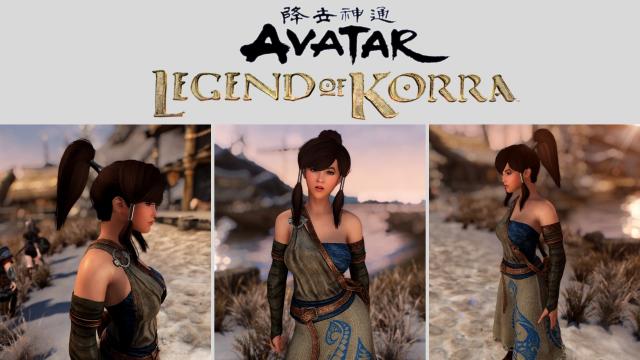 Avatar the Legend of Korra Follower for Skyrim SE-AE