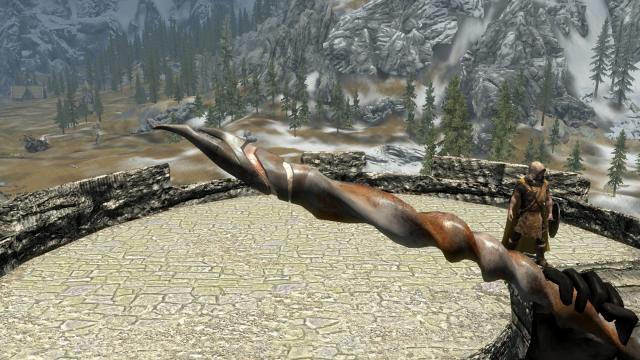 Коса ворона-матрона / Scythe Of The Crow Mother для Skyrim SE-AE