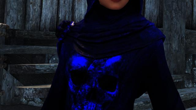 Blue Necromancer Robe