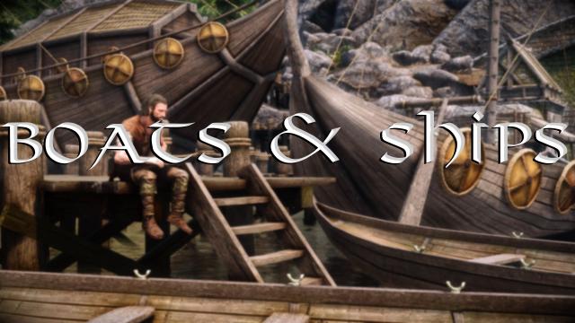HD     Boats and Ships for Skyrim SE-AE