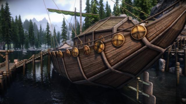 HD     Boats and Ships for Skyrim SE-AE
