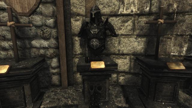 Black Leather Armor Retexture for Skyrim SE-AE