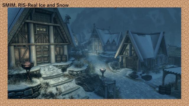 Winter in Whiterun - Зима в Вайтране для Skyrim SE-AE