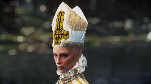 Kozakowy's Ghost's Papa Emeritus Hat - SSE for Skyrim SE-AE