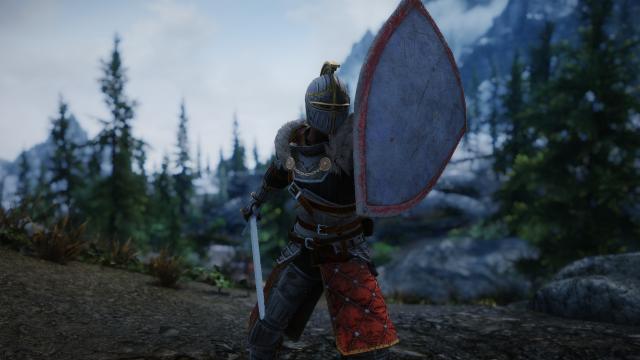 Regal Paladin Armor for Skyrim SE-AE