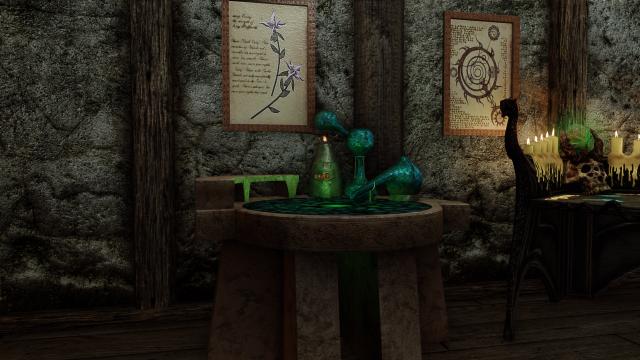 WiZkiD Alchemy Table для Skyrim SE-AE