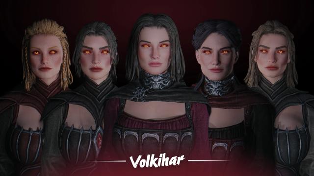 Volkihar - Female Facegen NPC Replacer