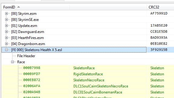 5x здоровье скелетов / Skeletons Health X 5 для Skyrim SE-AE