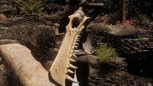 Jawblade Greatsword для Skyrim SE-AE