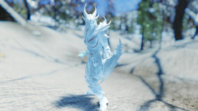 Ice Warrior Armors - Ледяная броня Скайрима для Skyrim SE-AE