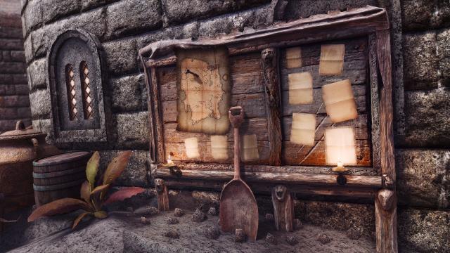 Missives - The Witcher Board HD (4K-2K-ENB Light) for Skyrim SE-AE