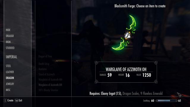 Боевые клинки Аззинота / Warglaive of Azzinoth для Skyrim SE-AE