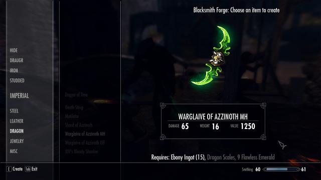 Боевые клинки Аззинота / Warglaive of Azzinoth для Skyrim SE-AE