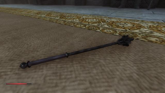 A Gothic Mace - Черная булава для Skyrim SE-AE