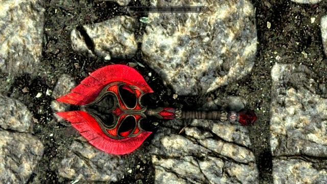 Blood Glass Weapons - Кроваво-стеклянное снаряжение для Skyrim SE-AE