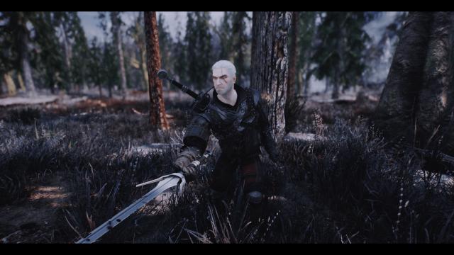 Grandmaster Wolven Armor and Swords for Skyrim SE-AE