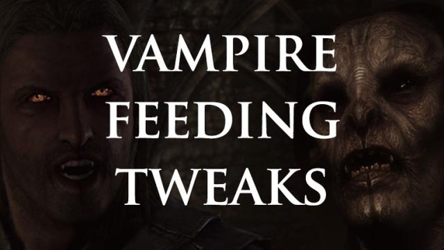 Vampire Feeding Tweaks for Skyrim SE-AE