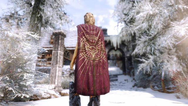 Cloaks Of Skyrim  Cloaks Of Skyrim Retextured SE for Skyrim SE-AE